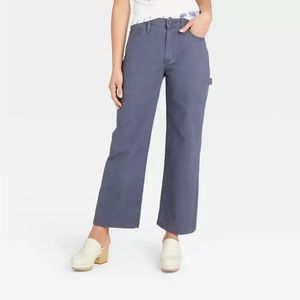Highest Rise Wide leg carpenter style pants
